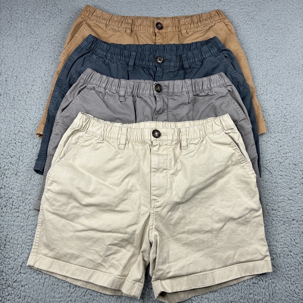 Chubbies Shorts Lot Of 4 Men's Medium 5.5" Chino Stretch Preppy Casual